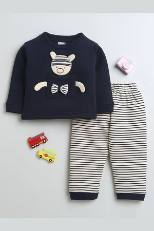 BUMZEE Boys Fleece Top with Pyjamas
