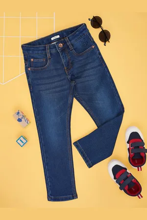 Pantaloons Boys Slim Fit Light Fade Jeans