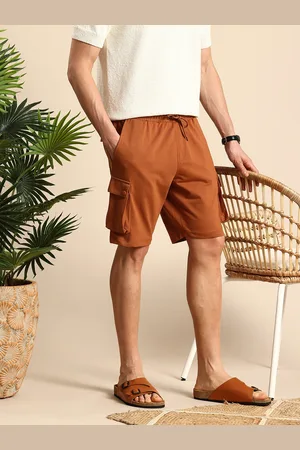Mast & Harbour Men Knitted Cargo Shorts