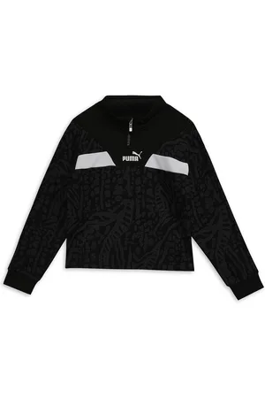 PUMA HYPERNATURAL Girls Printed Relaxed Fit Sweatshirt