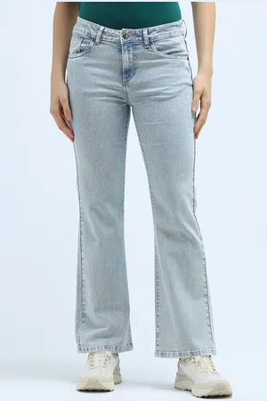 Ralph Lauren Bootcut Mid-Rise Cotton Heavy Fade Stretchable Jeans