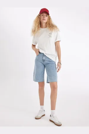 DeFacto Women Regular Fit Denim Shorts