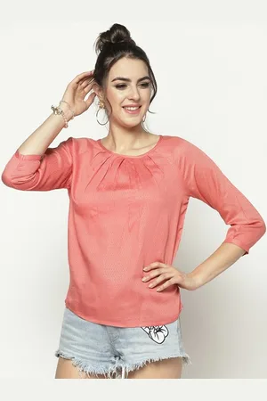 Sera Women Solid Round Neck Top