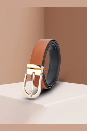 Winsome Deal Men Tang Closure Textured Formal Belt