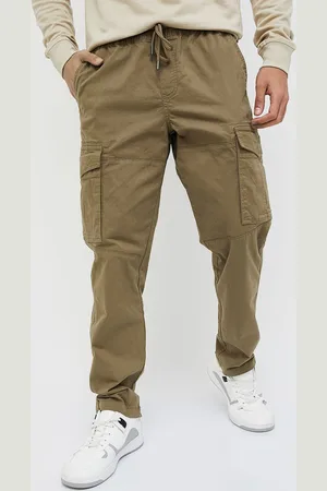 Lifestyle Men Mid-Rise Tapered Fit Cargos Trousers