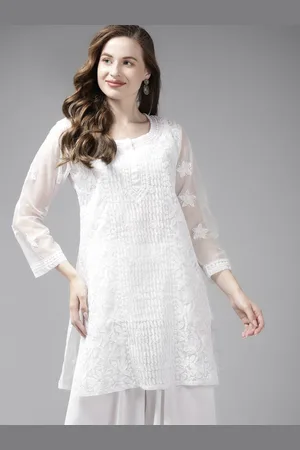 ADAM Co. Women Ethnic Motifs Embroidered Side Slits Kurti