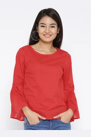 Sera Women Printed Round Neck Top