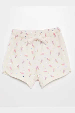KIABI Girls Printed Mid-Rise Regular Fit Shorts