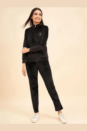 Sweet Dreams Women Mock Collar Tracksuits