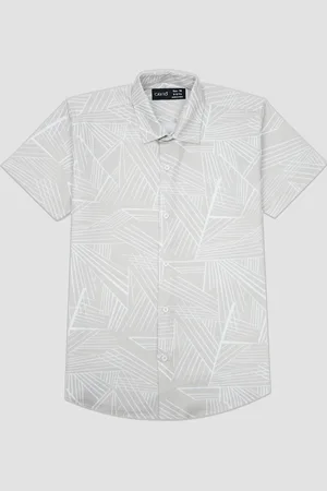 CAVIO Boys Comfort Printed Cotton Casual Shirt