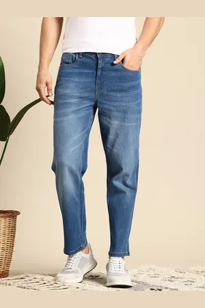 Mast & Harbour Men Straight Fit Light Fade Stretchable Jeans