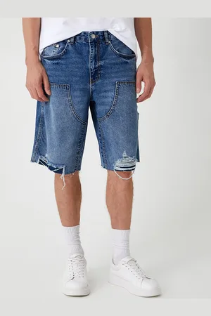 Koton Men Loose Fit Denim Shorts