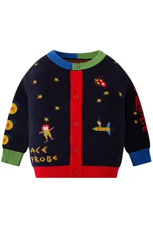 Stylecast Unisex Kids Printed Cardigan