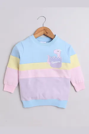 BUMZEE Girls Colourblocked Sweatshirt