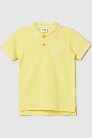 Max Collection Boys Polo Collar Applique T-shirt