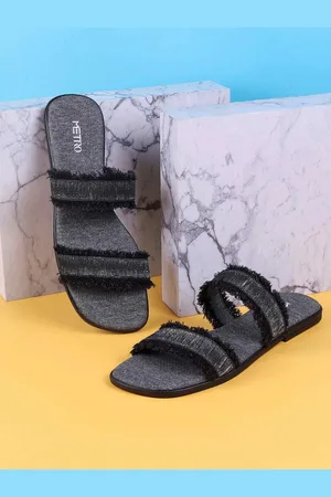 Metro Women Open Toe Flats