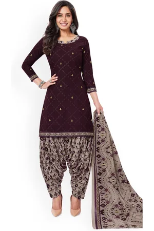 Miraan Ethnic Motifs Printed Pure Cotton Unstitched Dress Material