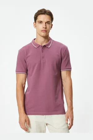 Koton Men Polo Collar Slim Fit T-shirt