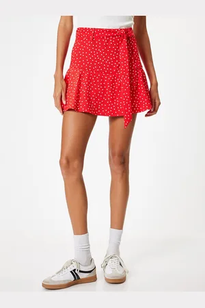 Koton Women A-Line Flared Mini Skirts