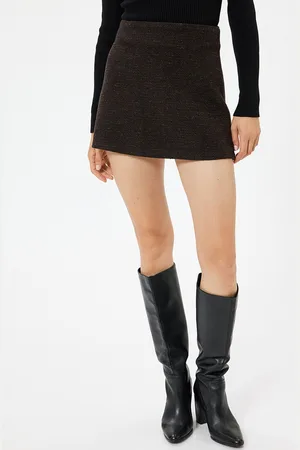 Koton Women Woven A-Line Mini Skirts