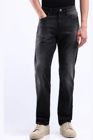 Flying Machine Men Straight Fit Mid-Rise Cotton Heavy Fade Jeans