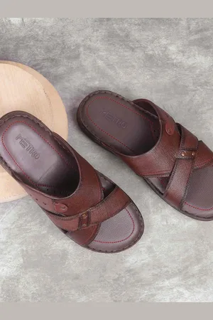 Metro Men Leather Comfort Sandals