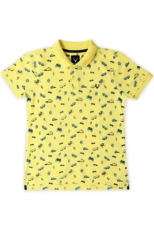 Allen Solly Boys Conversational Printed Polo Collar Short Sleeves T-shirt