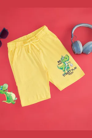 Pantaloons Boys Printed Pure Cotton Mid-Rise Regular Fit Shorts