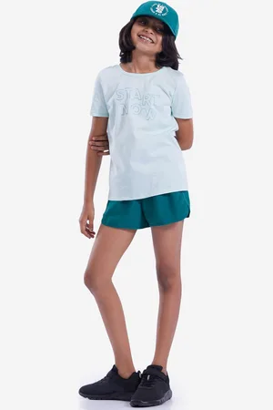 DECATHLON Girls Regular Fit Mid Rise Sports Shorts