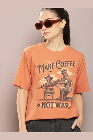 Dillinger Women Graphic Printed Oversized T-shirt