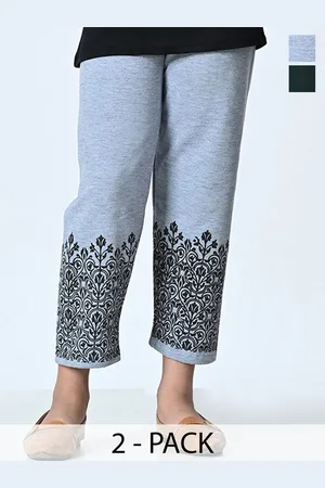 BAESD Girls Pack Of 2 Printed Regular Pyjamas