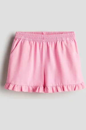 H&M Girls Frill-Trimmed Shorts