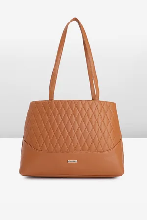 Fastrack Structured Shoulder Bag with Quilted Detail