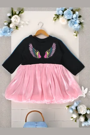 Bella Moda Girls Embellished Fit & Flare Dress