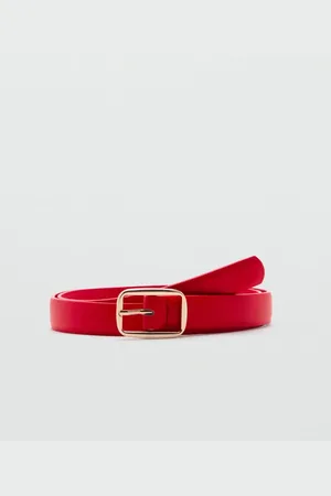 MANGO Women Slim Belt
