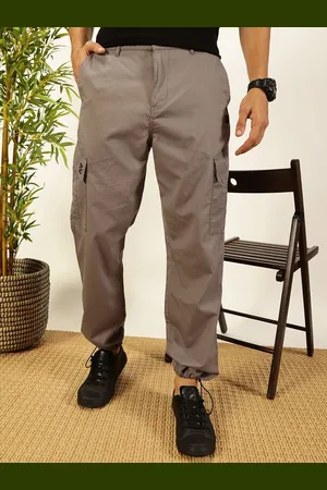 Thomas Scott Men Smart Parachute Pure Cotton Cargo Trouser