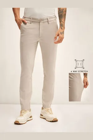 The Bear House Men Slim Fit Chinos Trousers