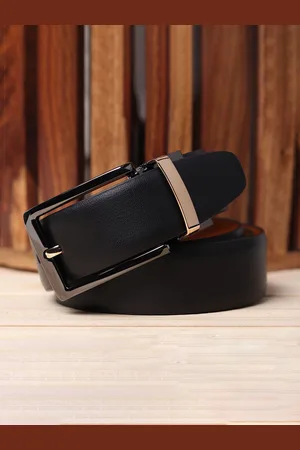 Winsome Deal Men Tang Closure Textured Formal Belt