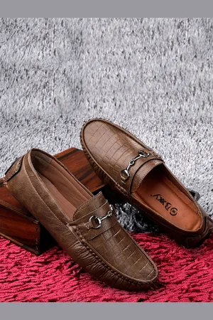 BXXY Men Synthetic Leather Slip-On Casual Driving Loafers