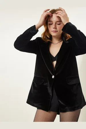 Happiness istanbul Women Solid Tailored Jacket
