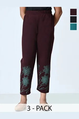BAESD Girls Pack Of 3 Printed Regular Pyjamas