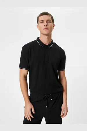 Koton Men Polo Collar Pockets Slim Fit T-shirt