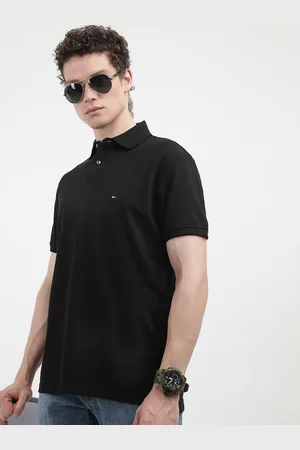 Tommy Hilfiger Men Embroidered Polo Collar T-shirt