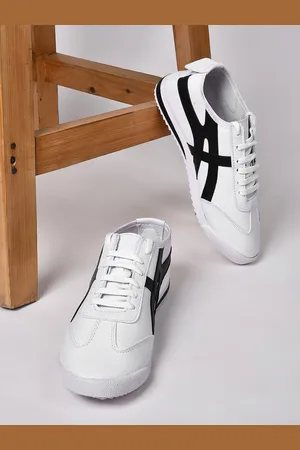 TRY ME Men Round Toe Lace-Ups Sneakers Casual Shoes