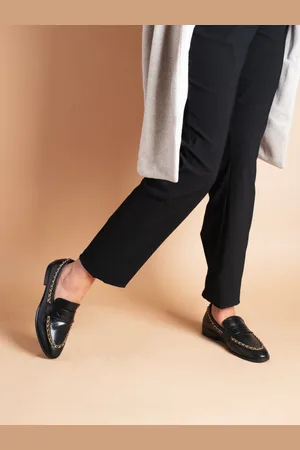 CAÏ Women Penny Loafers With Chain