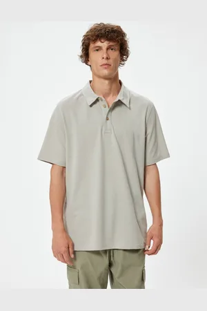 Koton Men Polo Collar Pockets Slim Fit T-shirt