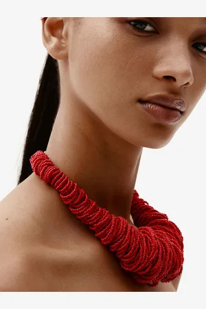 H&M Glass-Bead Statement Necklace