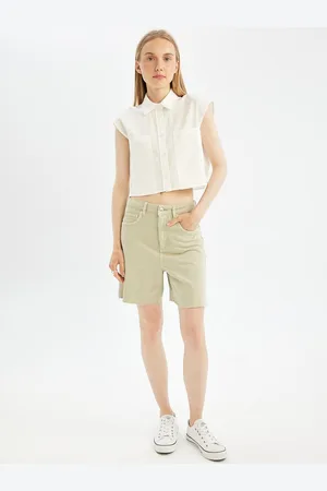 DeFacto Women Mid-Rise Regular Fit Shorts