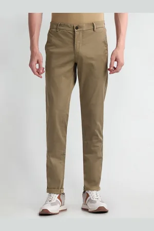 Arrow Men Mid-Rise Slim Fit Chinos Trousers