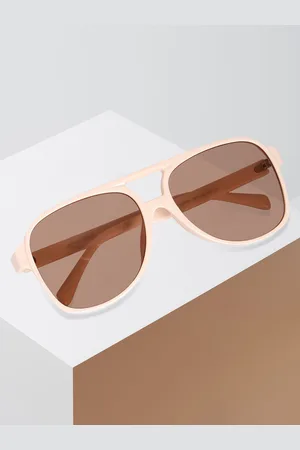 Peter Jones Eyewear Unisex Aviator Sunglasses with UV Protected Lens N98061CR